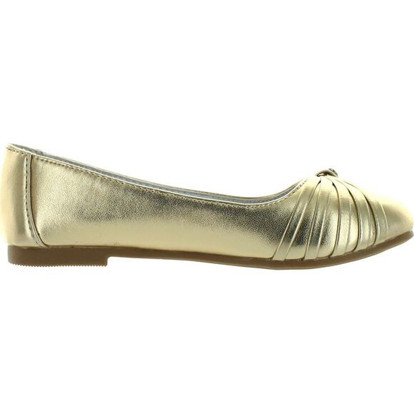 Little Angel Lola-786E Gold Gold ToddlerG flats-shoes 9 NEW - Picture 2 of 4